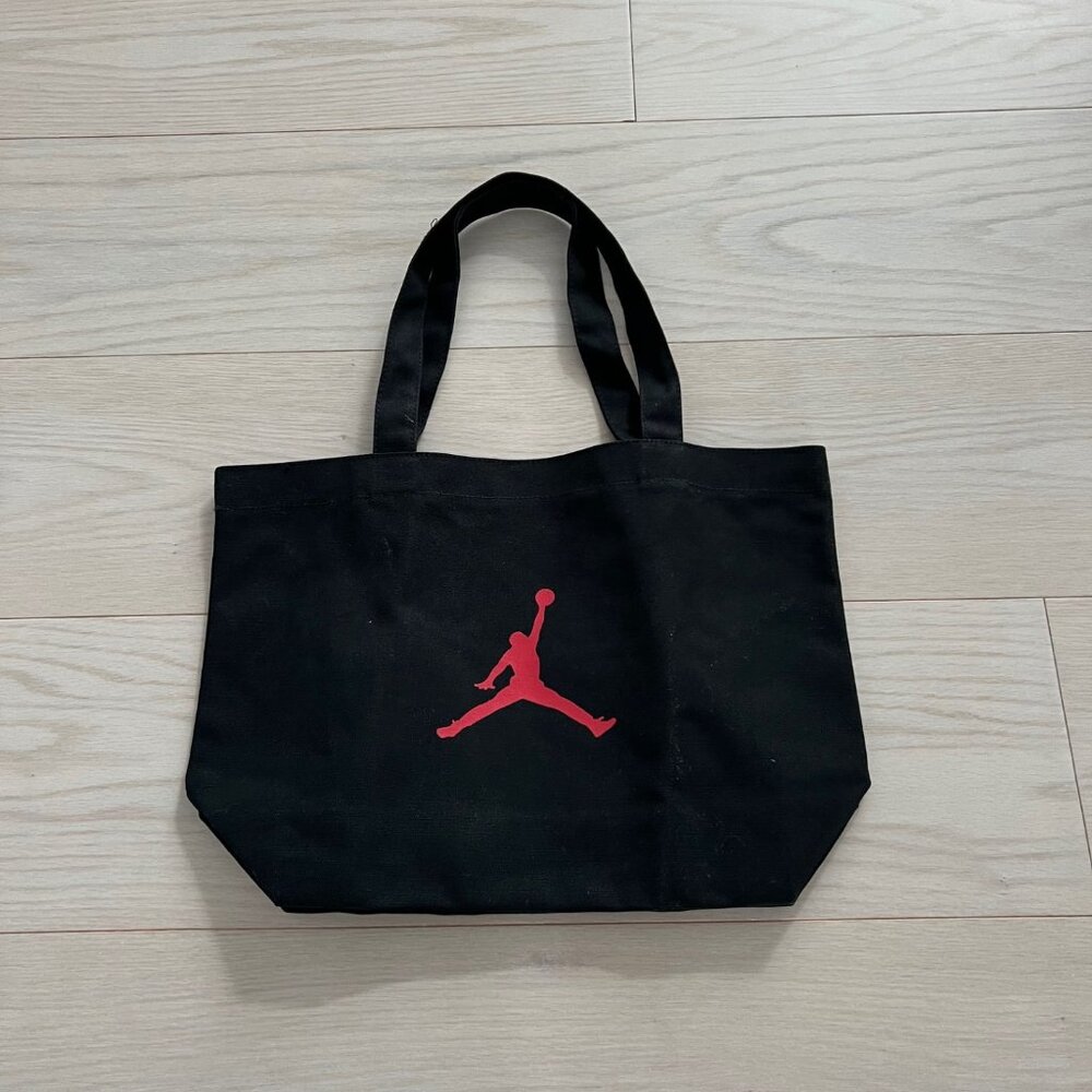 BLACK JORDAN BAG cotton